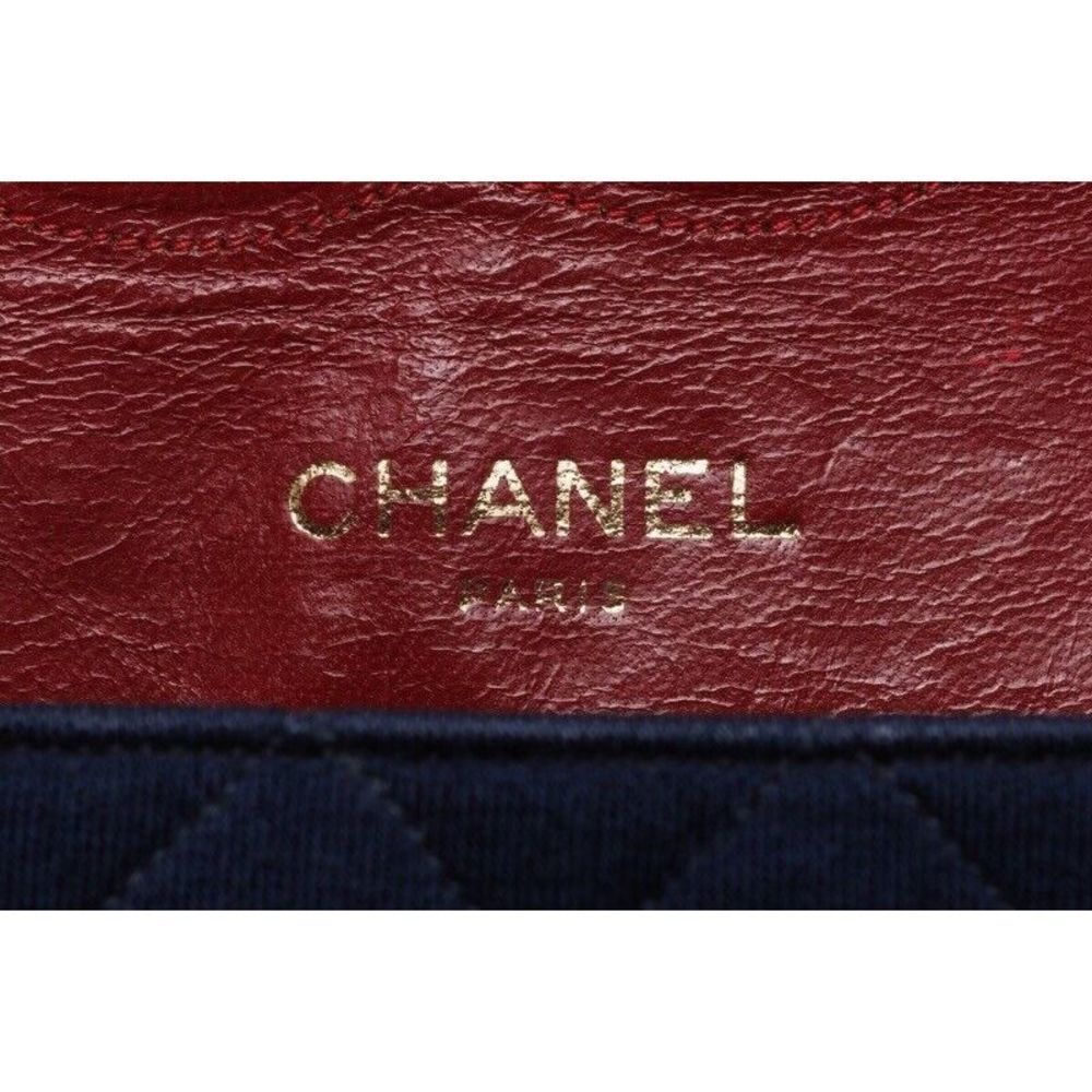 Chanel Matelasse Turnlock Straight Flap Chain Shoulder Jersey Material - Picture 9 of 9